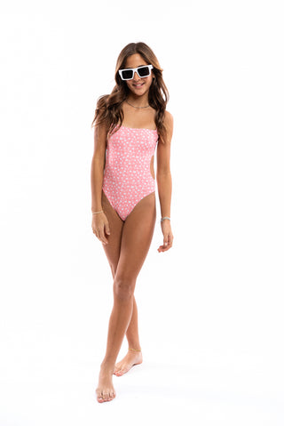 Open Back One-Piece Swimsuit - KAVEAH