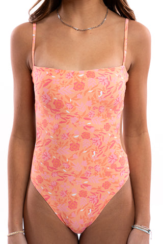 Open Back One-Piece Swimsuit - KAVEAH