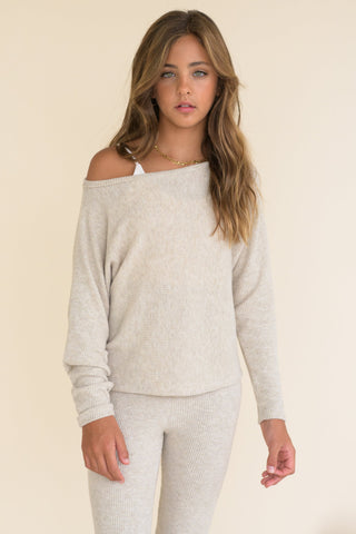 Hacci Ribbed Pullover - KAVEAH