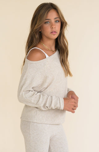 Hacci Ribbed Pullover - KAVEAH