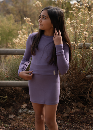 Ribbed Mini Skirt